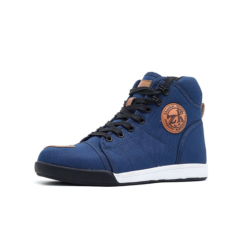 2025 Motorcycle Boots Men Motobiker Shoes Motocross Boots Anti Fall Riding Boots for Road Racing Parkour Shoes Knight Equipment