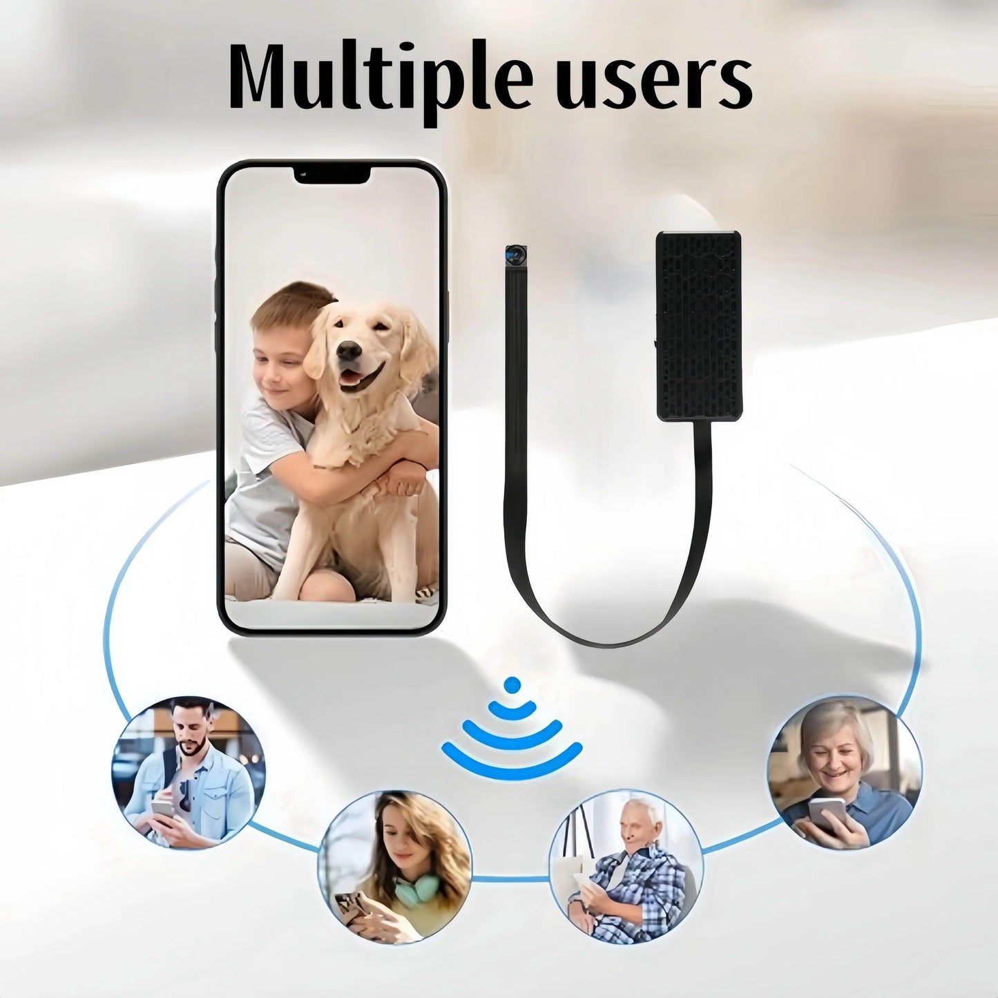 Mini Camera WiFi DIY 720P, Motion Detect, Remote View, App - P12 Hub Europe