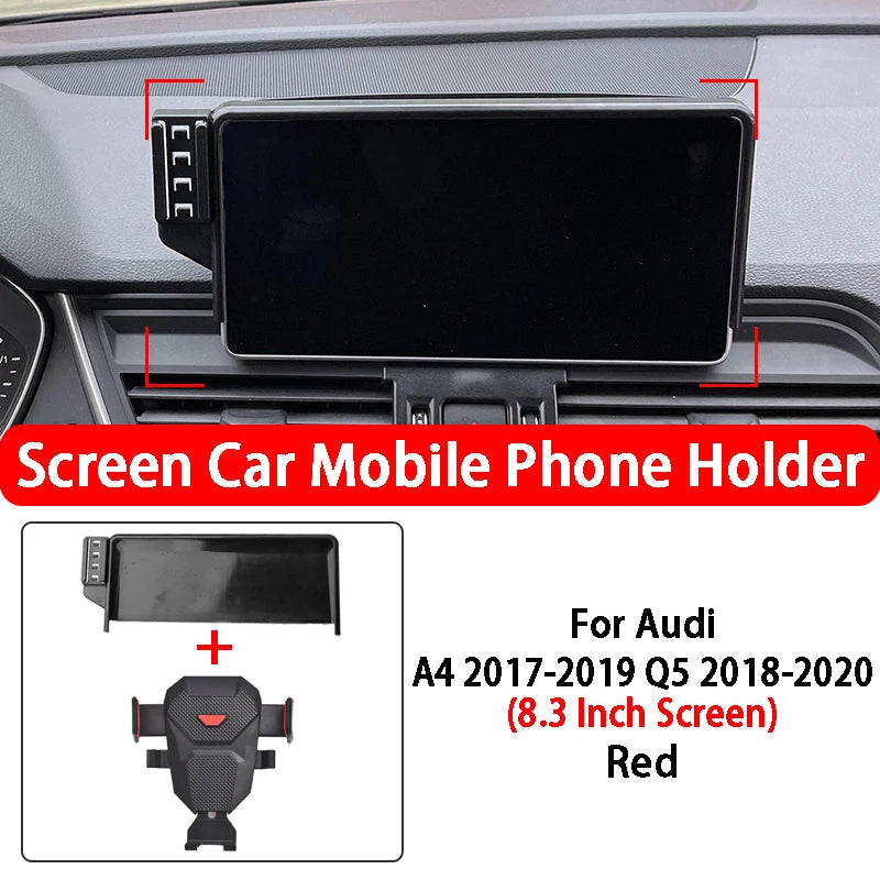Special Screen Car Mobile Phone Holder For Audi A4 A5 Q5 7-10.1 Inch Screen GPS Navigation Holder Car Accessories