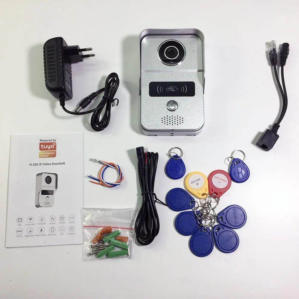 WiFi Doorbel1080P PoE WiFi Doorbell Motion Detect, SD Card, App - P12 Hub Europe