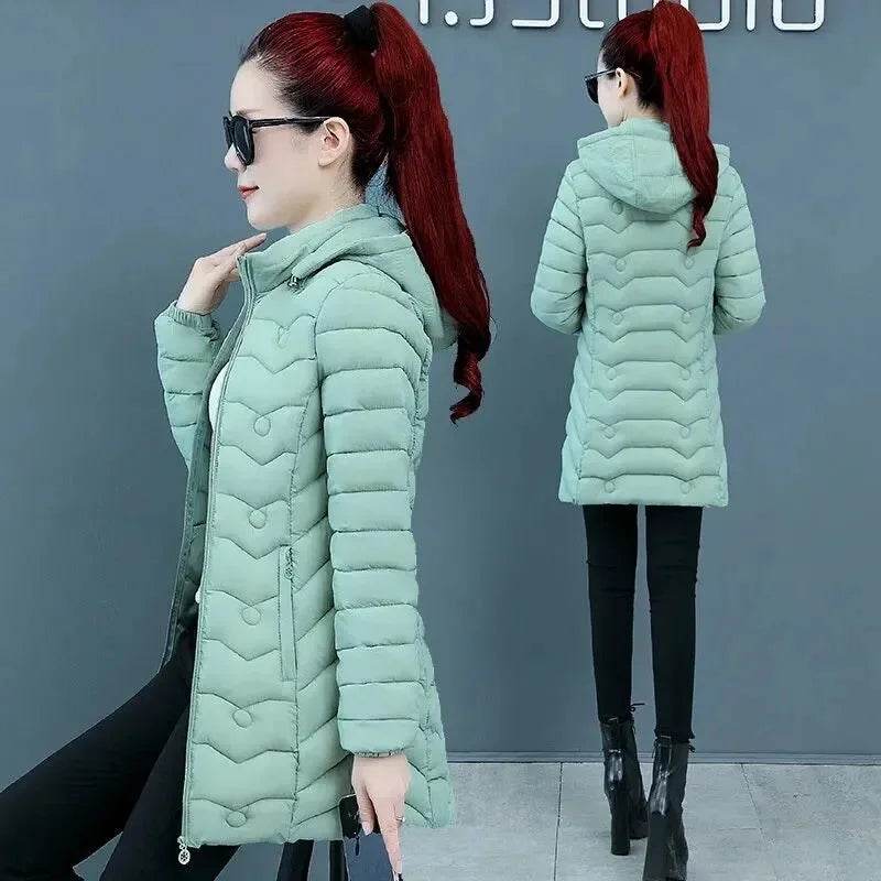 Warm Quilted Mother's Parka - P12 Hub Europe