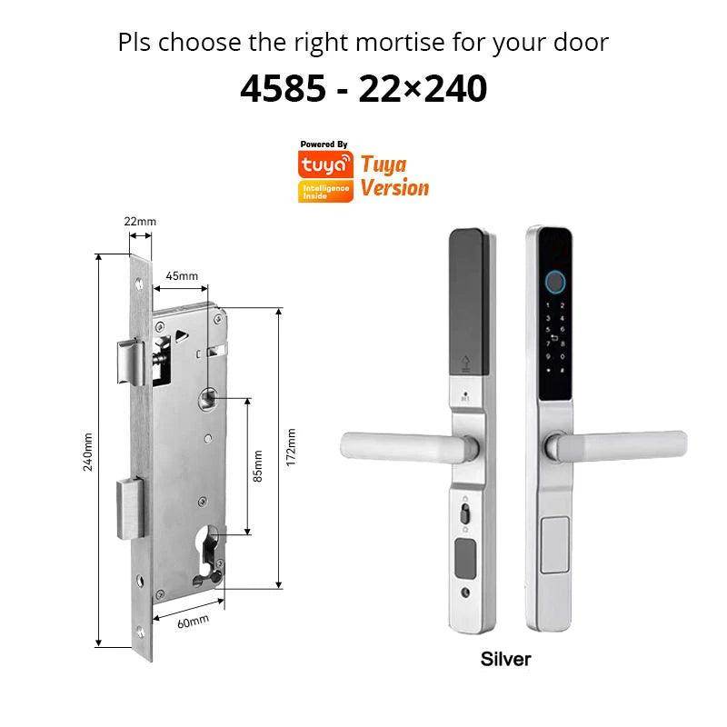 WiFi Smart Sliding Door Lock IP66, Fingerprint, Card, Code - P12 Hub Europe