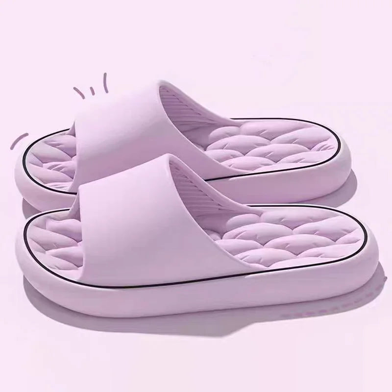 Slippers for men summer outdoor wear 2024 new indoor home bathroom non-slip wear-resistant beach sandals for women