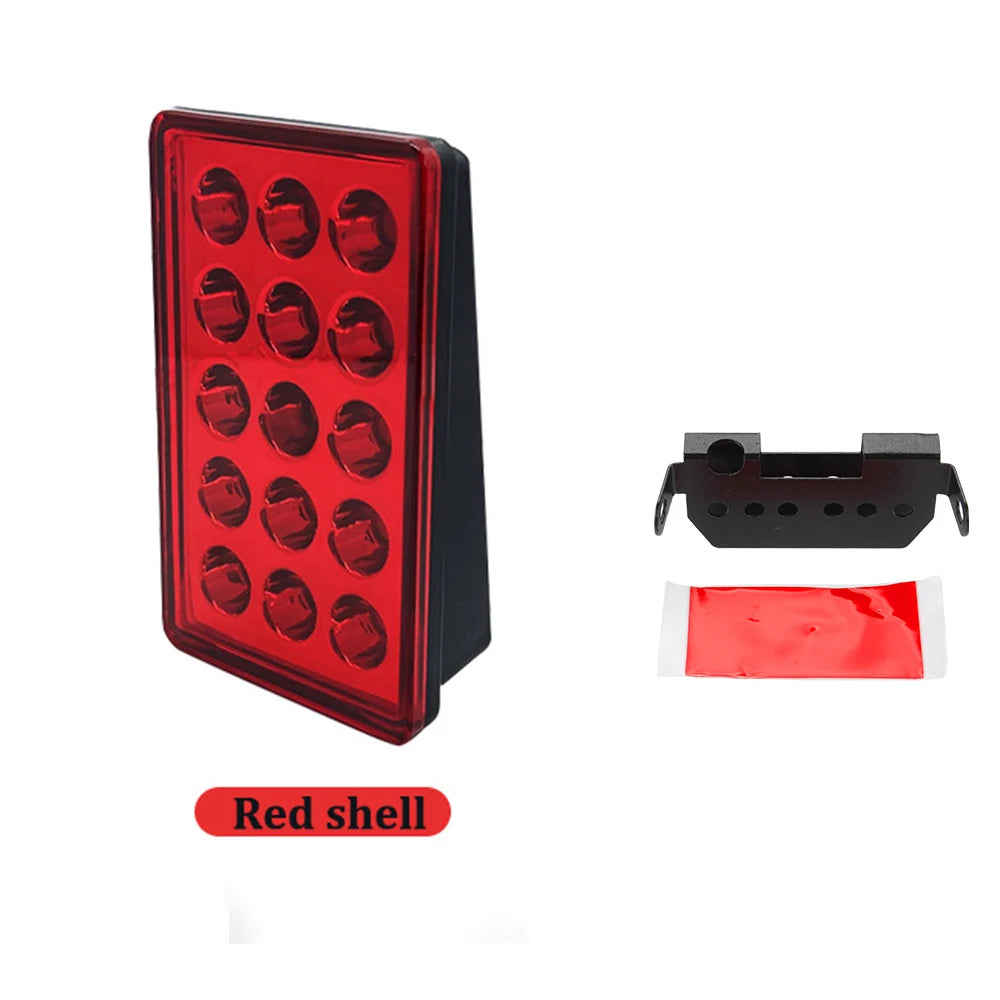 F1 Style Led Brake Pilot Lights 12V 15led Rear Tail Lights Auto Flash Warning Reverse Stop Safety Signal Lamps For Car SUV Moto