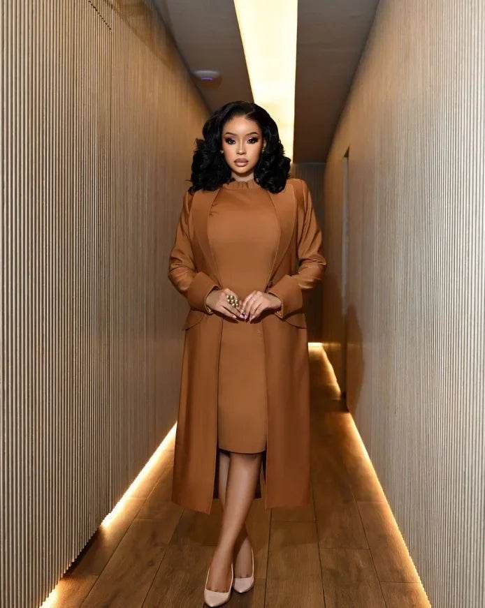 Elegant Office Blazer Dress - P12 Hub Europe