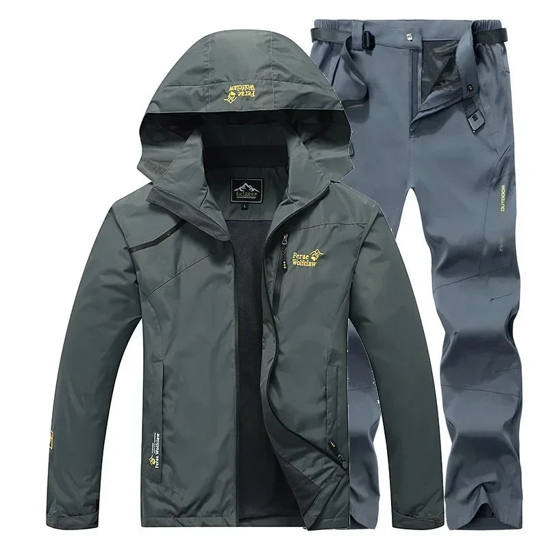 Outdoor Jacket Windproof And Waterproof Fishing Jacket Outdoor Sports Breathable Mountaineering Suit Fishing Clothes Set