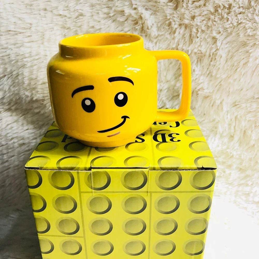 2025 Children Mug Cute Smiley Face Ceramic Mug, Ceramic Mug, Christmas Gift Funny Mug, Children's Drinking Cup Children's Cup - P12 Hub Europe