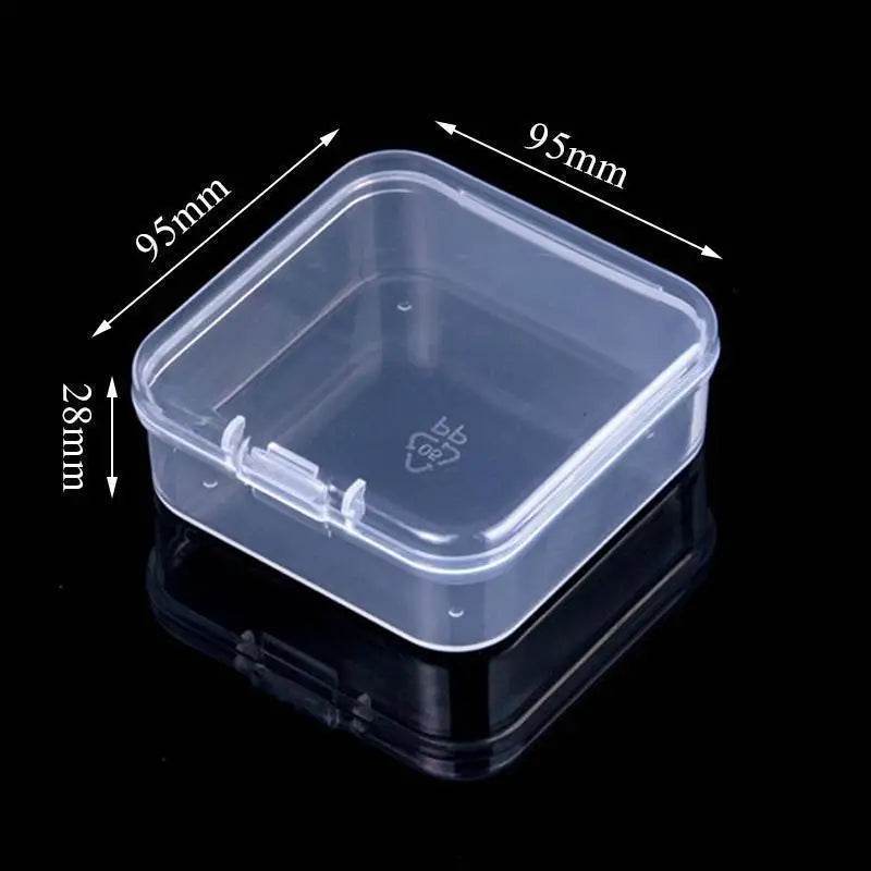 Mini Plastic Box Rectangular Box Translucent Box Packing Box Storage Box Dustproof Solid Strong Jewelry Storage Case Container - P12 Hub Europe