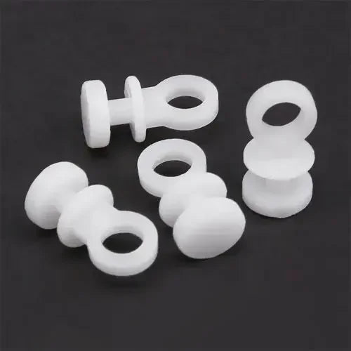 50pcs Plastic Curtain Track Slider Hooks Runners For Camper Van Motorhomes Caravan Boats Curtain Accessories RV Parts