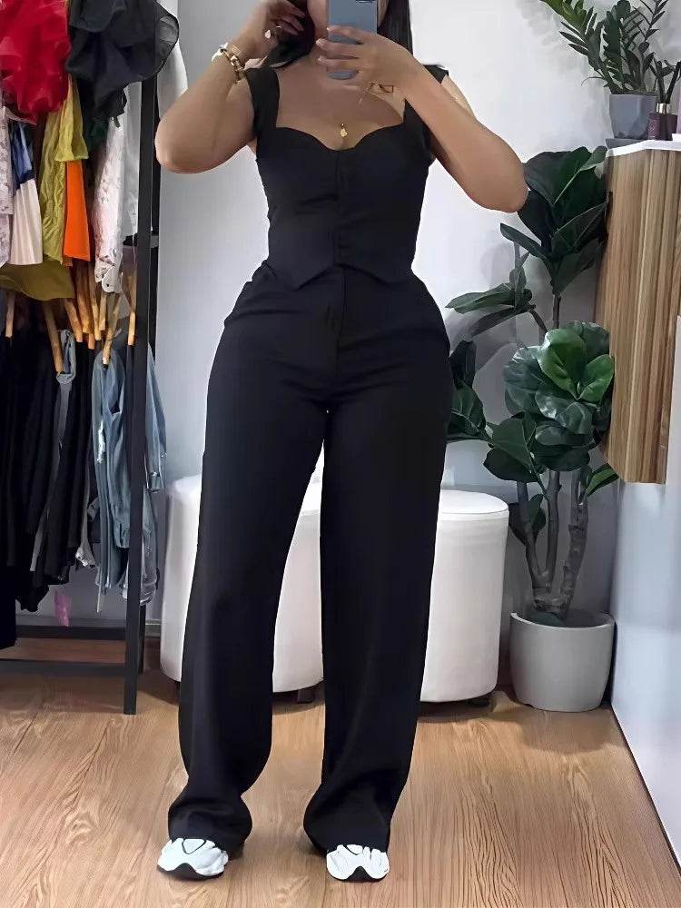 Chic Vest Trouser Set - P12 Hub Europe