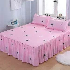 Stylish Single-piece Bed Circumference Skirt, Korean Version Bedspread & Coverlet, Fade-Resistant Design - P12 Hub Europe