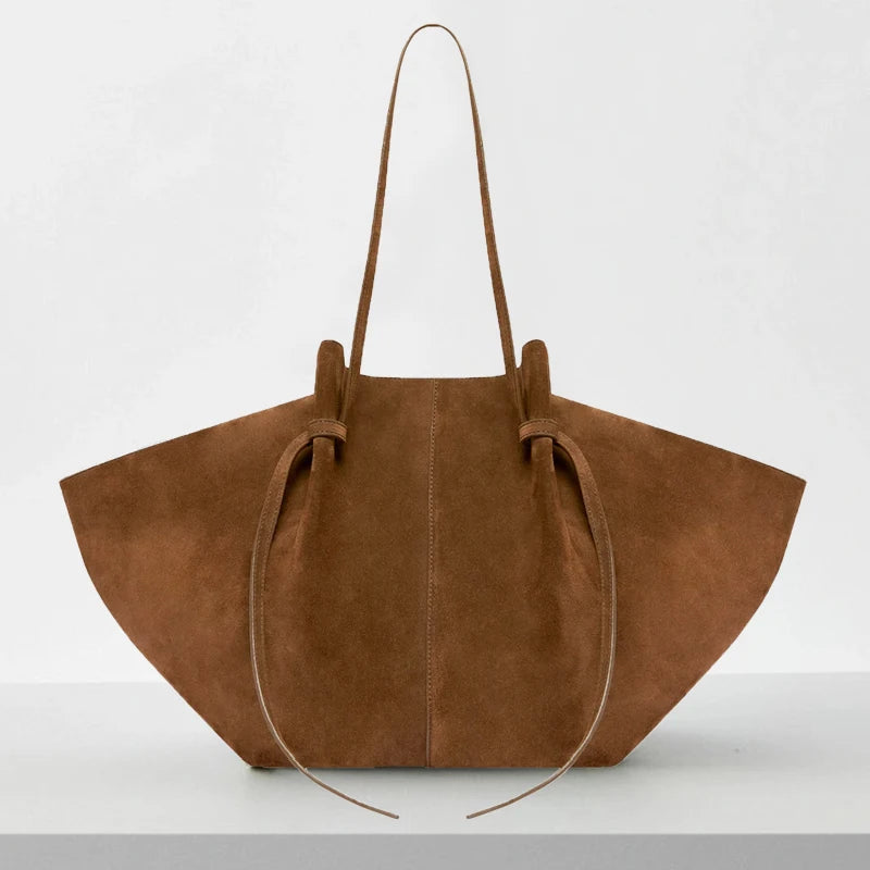 Custom Name Initials Large Capacity Faux Suede Tote Bags For Women Luxury Designer Handbags Purses 2024 New In Underarm Shoulder
