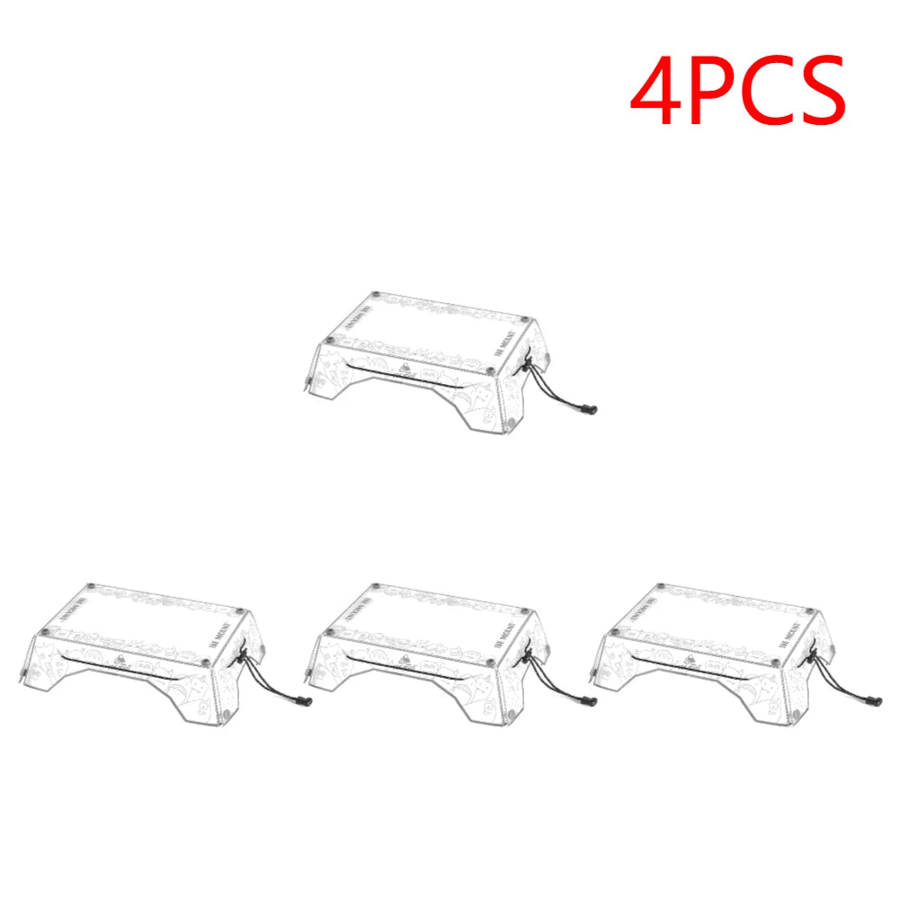1-5PCS Foldable Camping Tray Ultralight Small Backpacking Table Portable Outdoor Fishing Furniture Multifunctional for Picnic