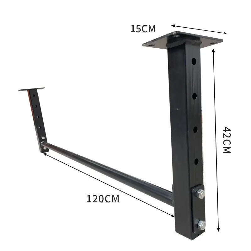 Ceiling Wall Horizontal Bar Ceiling 1-piece Assembly Pull-up Household High and Low Adjustable Arm Strength Exercise Single Rod