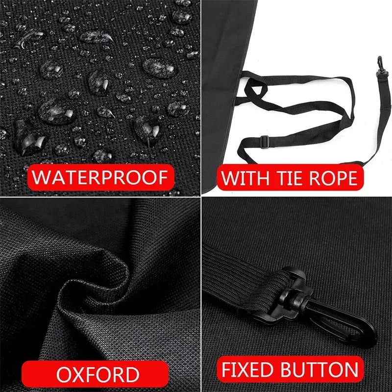 For Ford Transit Custom For VW T5 T6 Campervan For RV 600D 420D 210D Black Rear Barn Door Awning Cover Waterproof Sunshade