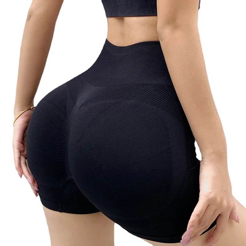 Women High Waist Gym Shorts - P12 Hub Europe