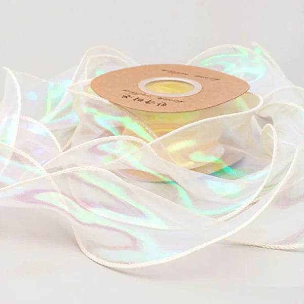 9Yard Transparent Ruffle Lace Trim Fabric Gradient DIY Patchwork Collars Decor Skirt Wedding Dress Designer Accessories 6CM Wide - P12 Hub Europe