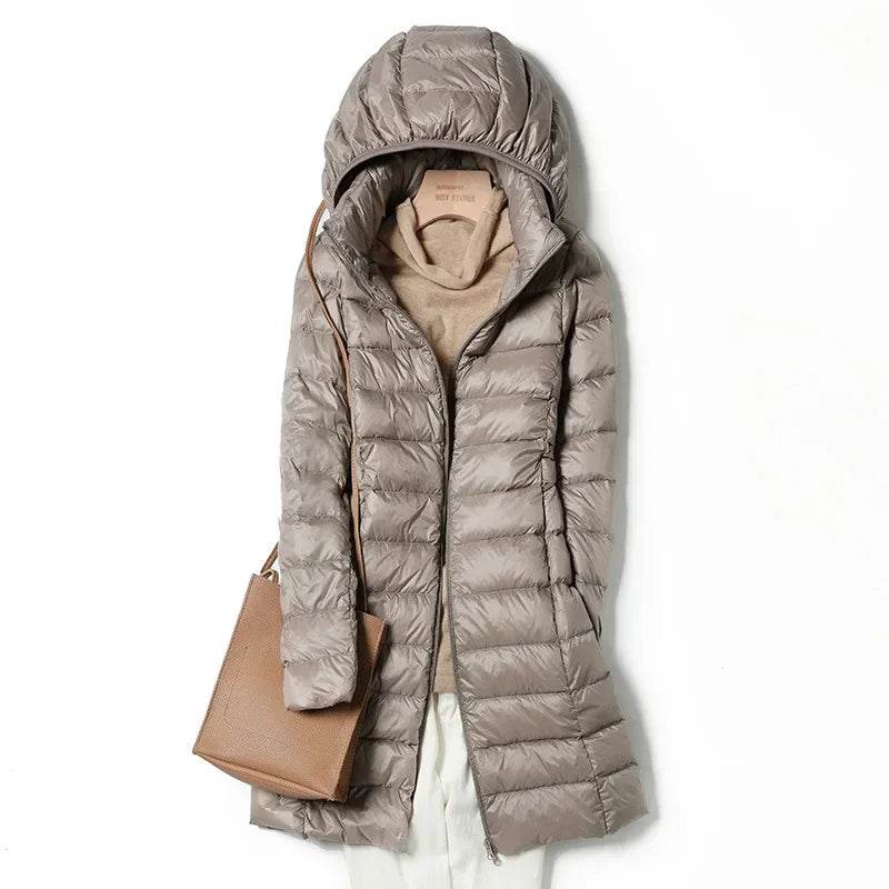 Slim Long Warm Down Puffer - P12 Hub Europe