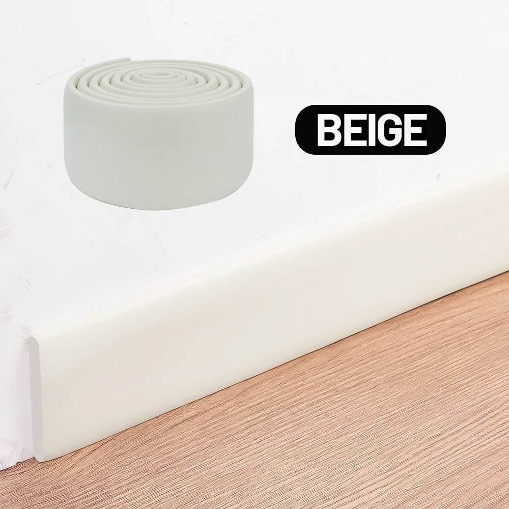 6/2M Marble Striped Skirting Line Waterproof Self Adhesive 3D Wall Sticker Thickened Anti-collision Corner Line Home Decoration - P12 Hub Europe