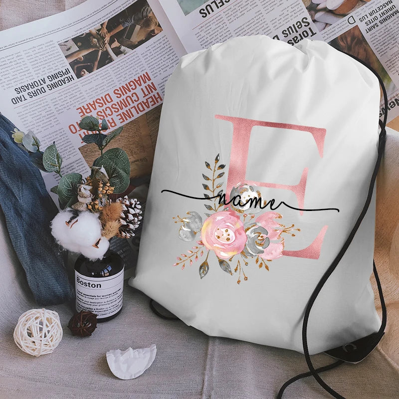Custom Name Drawstring Backpack Large Capacity Sports Backpack Wear-resistant Gym Bag Lightweight Basketball Backpack Sport Bag