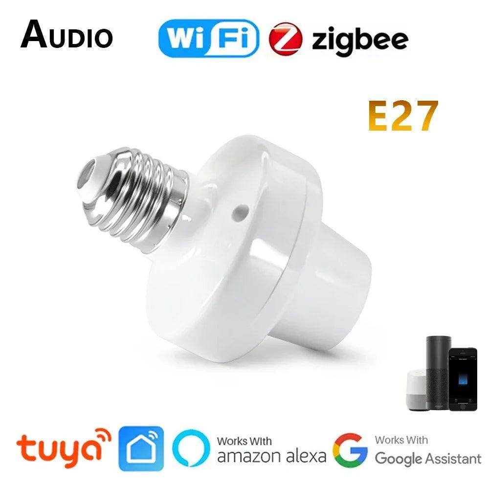 Smart Lamp WiF Socket E27 Works with Alexa - P12 Hub Europe