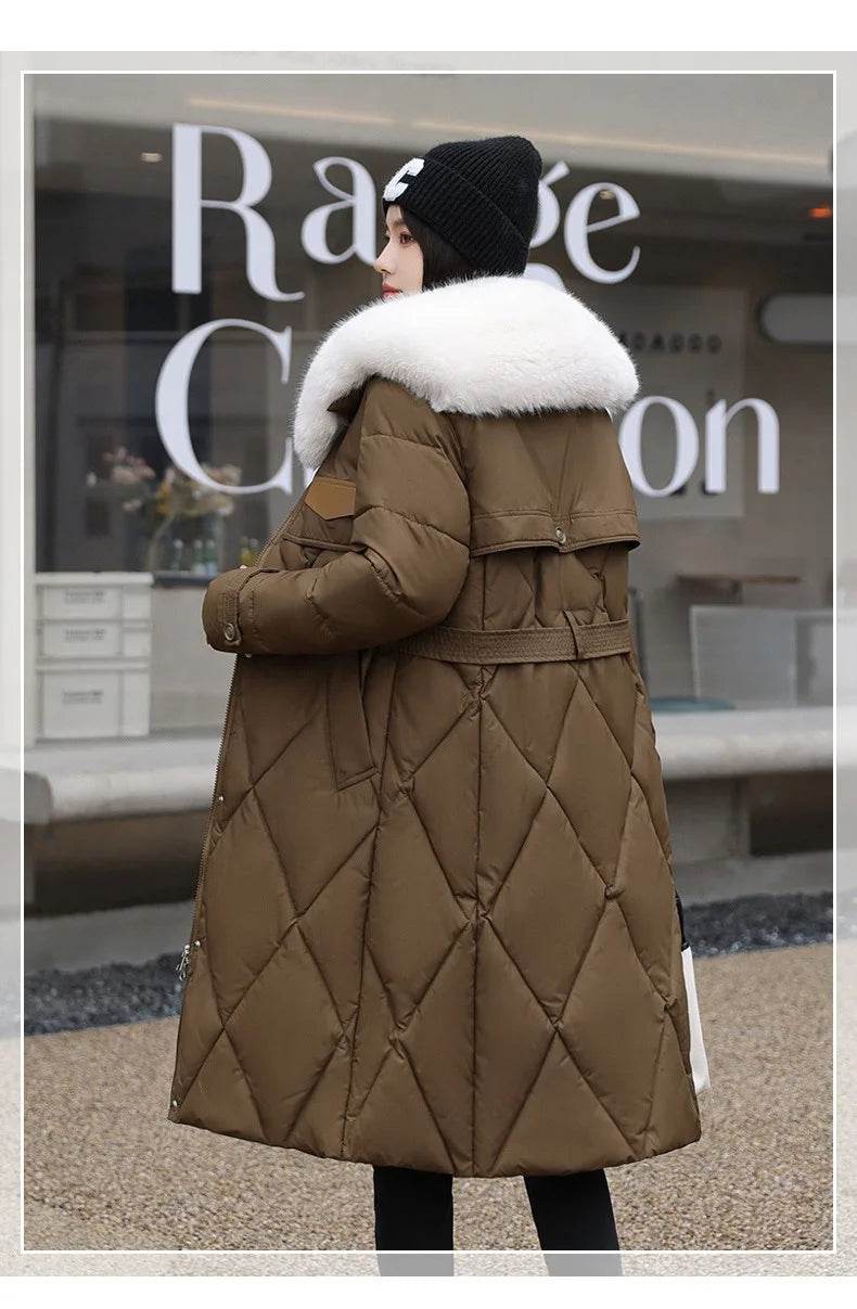 Long Slim Warm Winter Parka - P12 Hub Europe