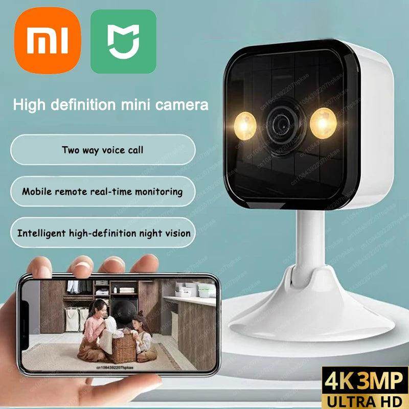 Mini 4K WiFi Camera Xiaomi Night Vision, Motion Detect - P12 Hub Europe