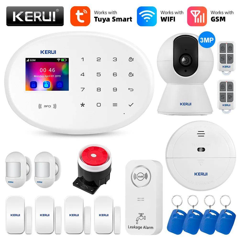 GSM WiFi Alarm | Tuya, Alexa | Home Security, RFID - P12 Hub Europe