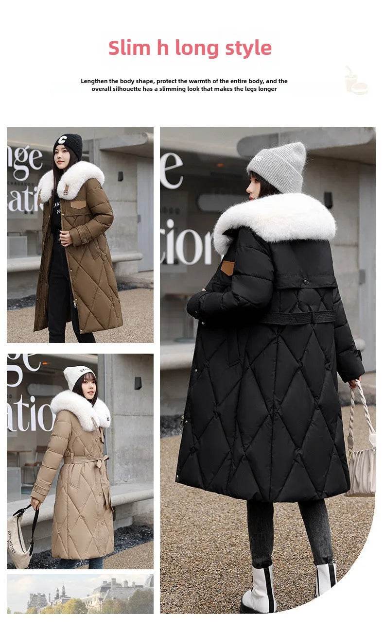 Long Slim Warm Winter Parka - P12 Hub Europe