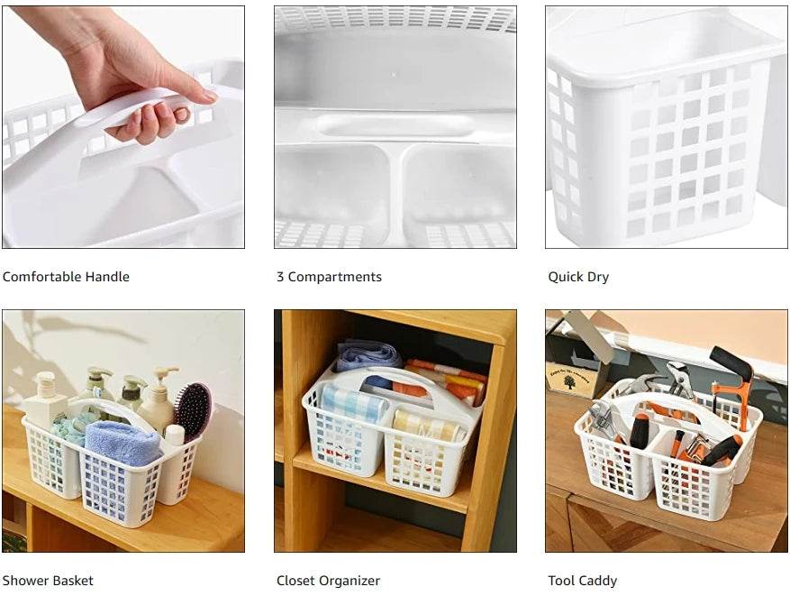 Portable Shower Caddy with Compartments - P12 Hub Europe
