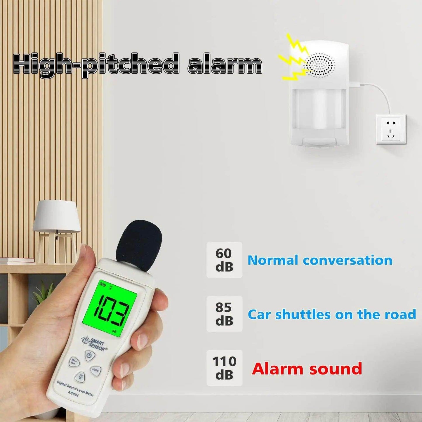 Sensor Alarm WiFi PIR Tuya Smart - P12 Hub Europe