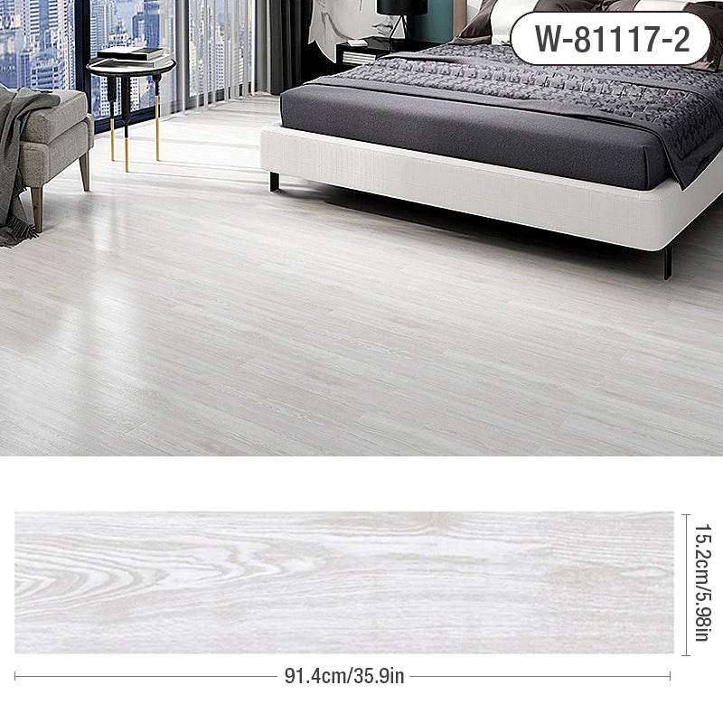 3D Self-Adhesive thick Wood Grain Floor sticker Wallpaper Modern Wall Sticker Waterproof Living Room Toilet Kitchen Home Decor - P12 Hub Europe