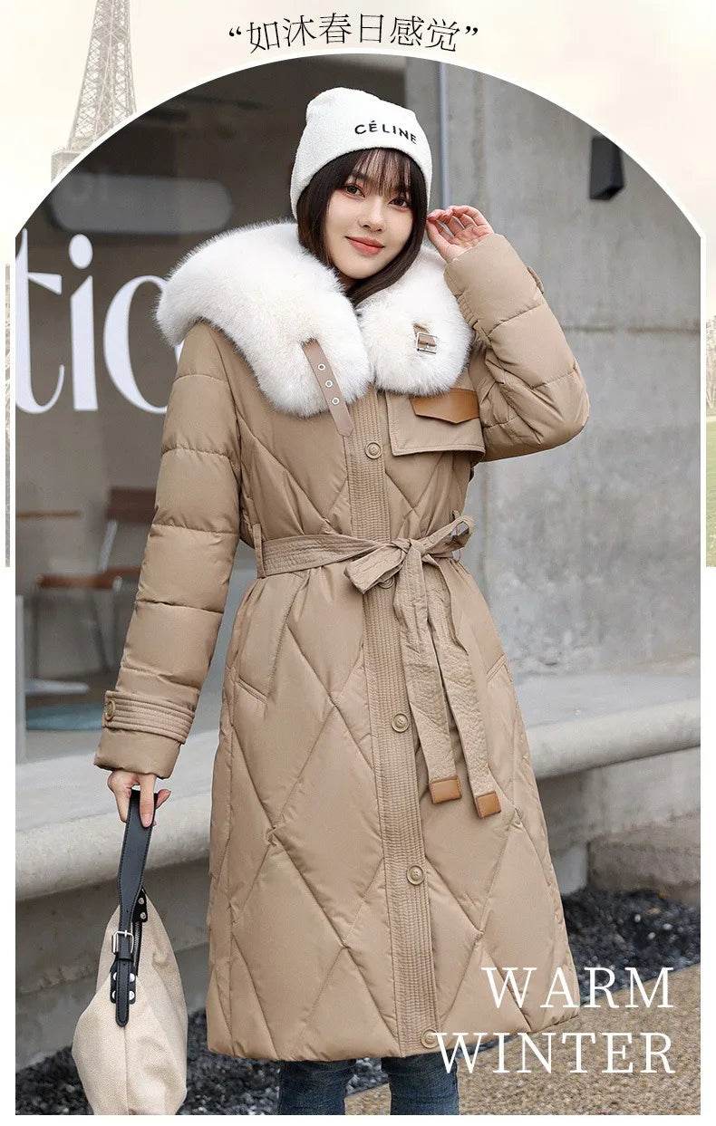 Long Slim Warm Winter Parka - P12 Hub Europe