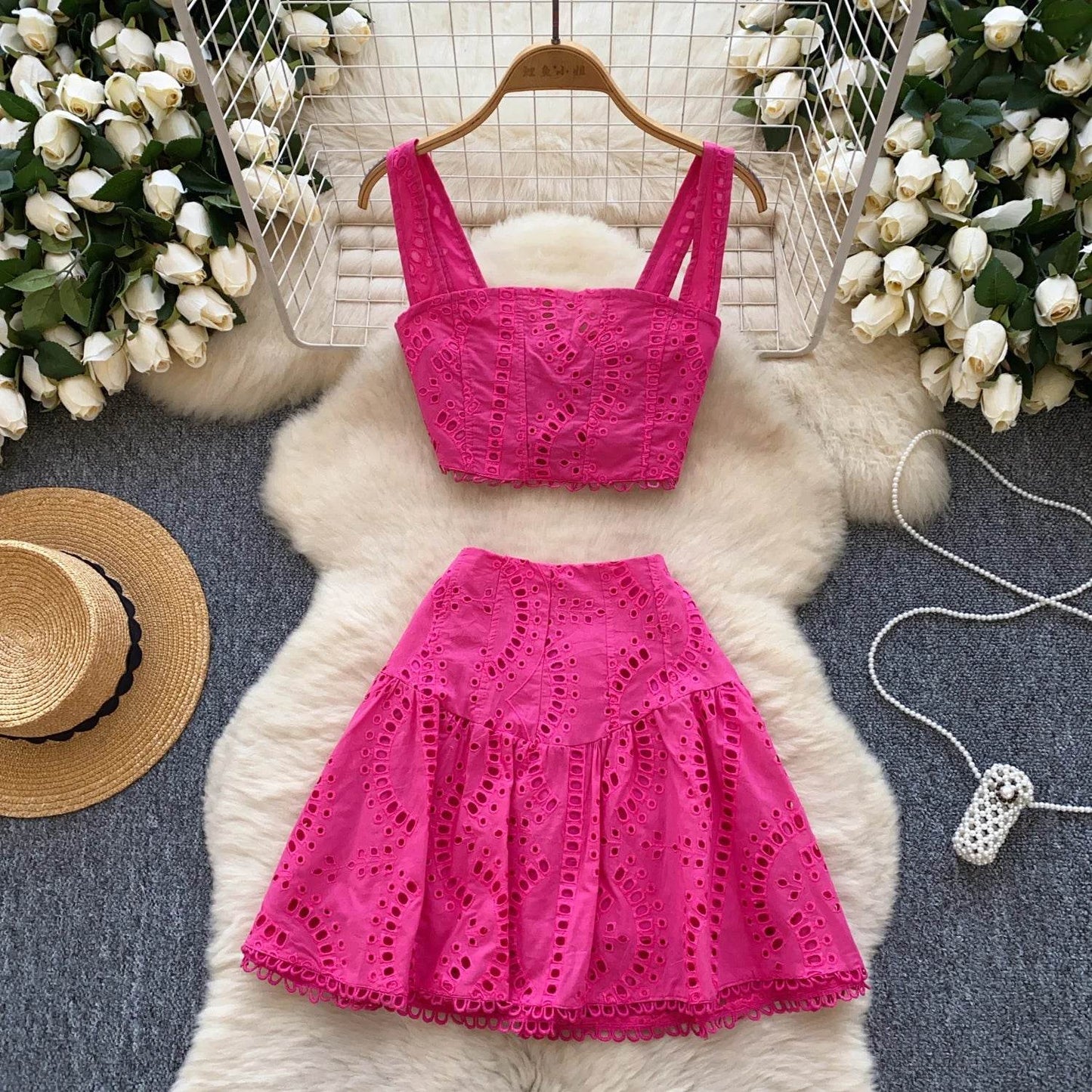 White Summer Beach Skirt Set - P12 Hub Europe