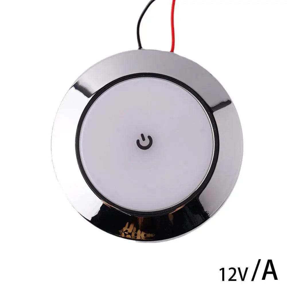 12V Car Interior Ceiling Light LED White touch Light Reading Roof Ceiling Dome Lamp For Camper Van Caravan Motorhome Boat Light
