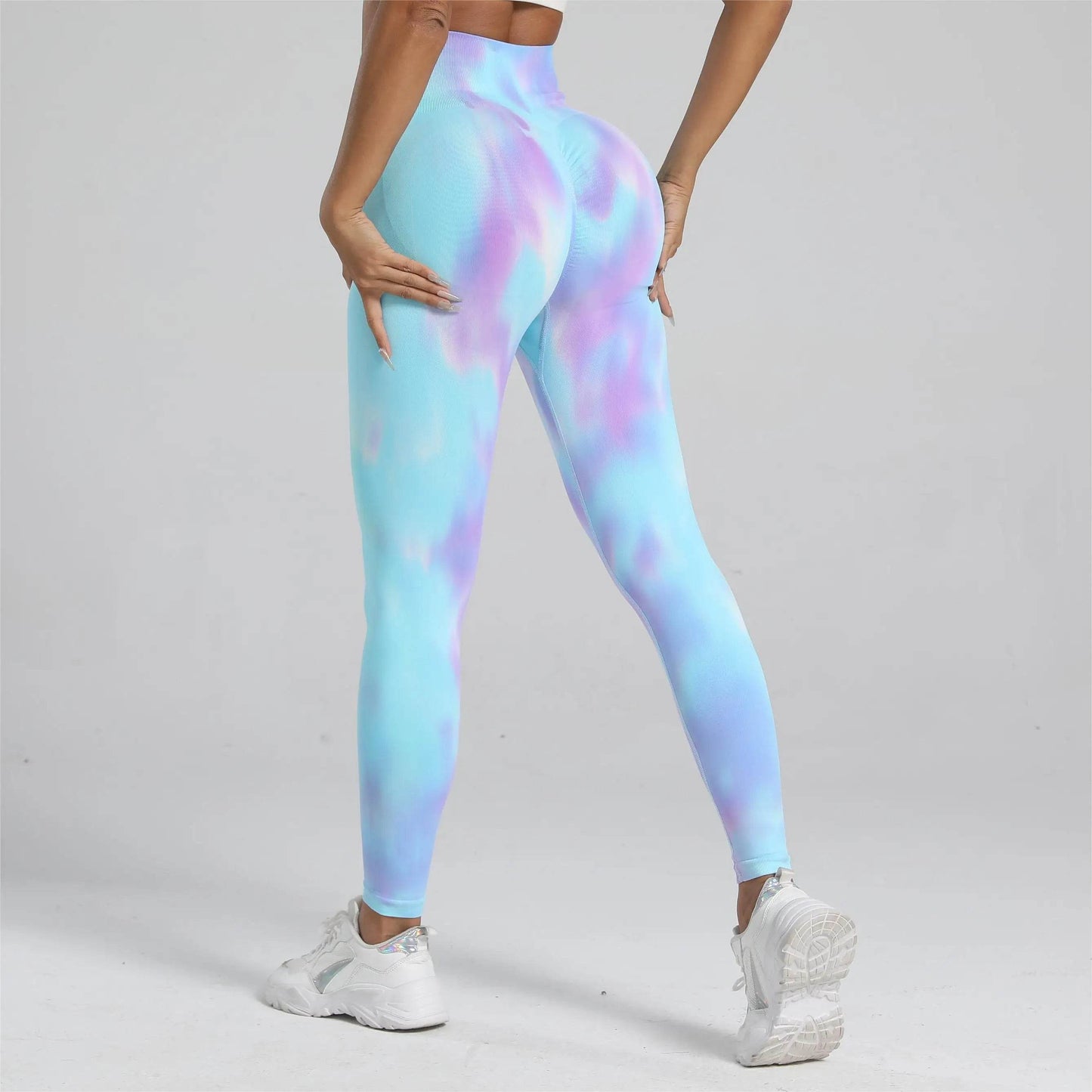 Women's Tie-Dye Scrunch Leggings - P12 Hub Europe