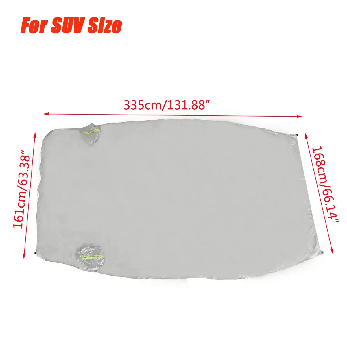 190T Waterproof Car Half Body Cover Sun Shade Sunscreen UV Snow Resistant Automobile Accessories For Car Care