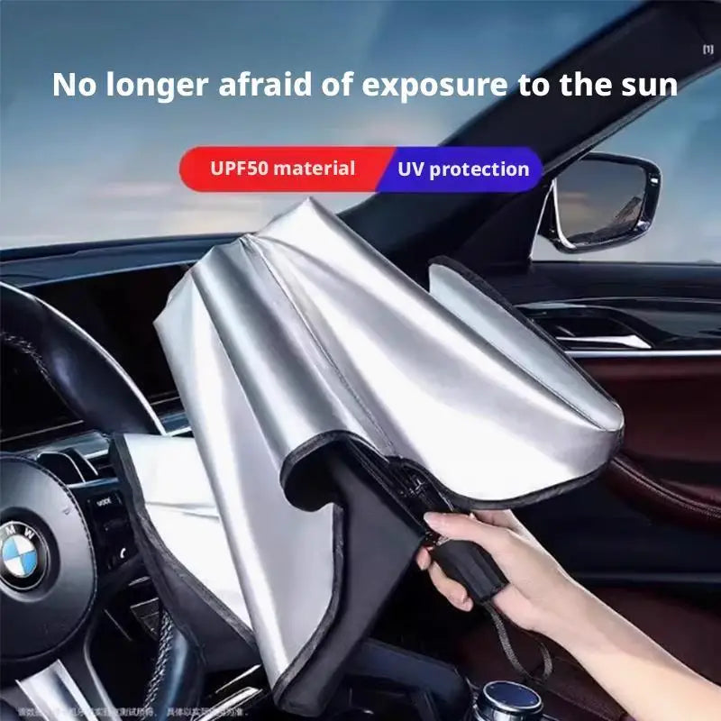 2025 car parasol sunshade sun protection thermal insulation front baffle windshield cover cool interior front panel new model