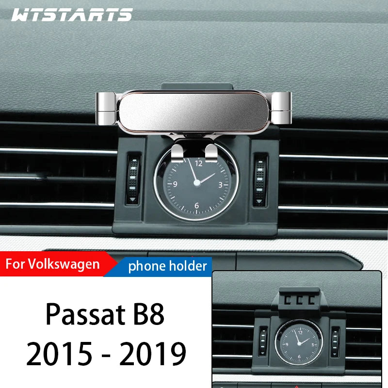 Car Phone Holder Mount Stand For Volkswagen Passat B7 B8 B9 2011-2022 Adjustable GPS Navigation Mobile Phone Bracket Accessories