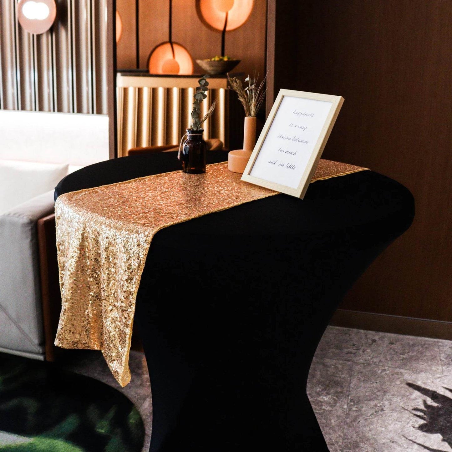 1Pc Round Cocktail Table Cover, Spandex Stretch Table Cloth for Bar Party Wedding Birthday Banquet - P12 Hub Europe