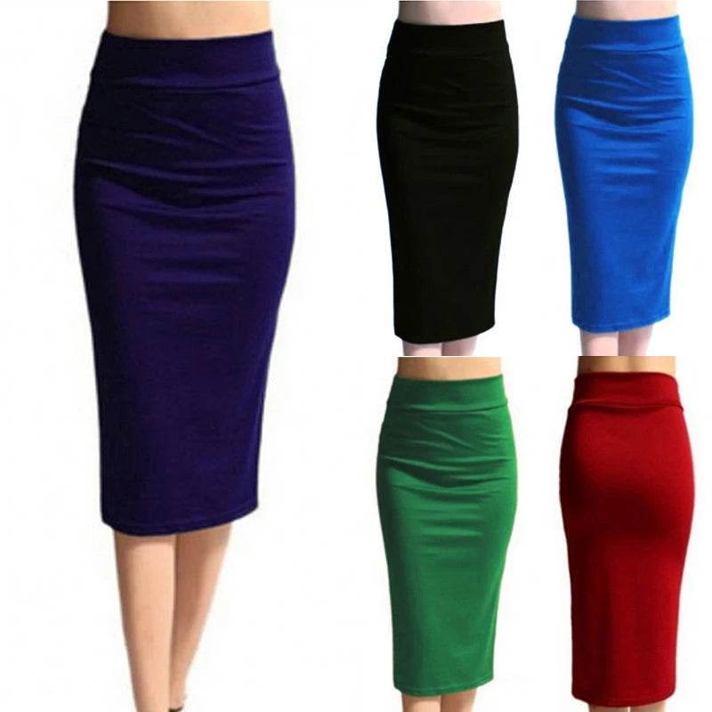 Women's High Waist Pencil Skirt - P12 Hub Europe