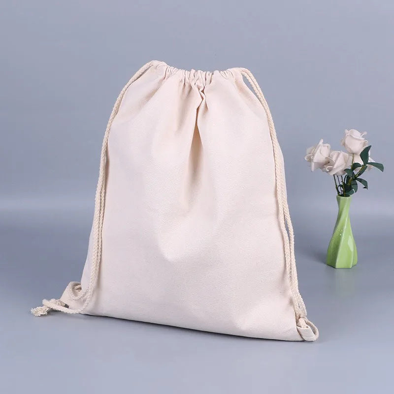 NEW Rope Bag Holder Tote Bag with Drawstring No Pain Cloth Pocket Pouch Drawstring LSD05