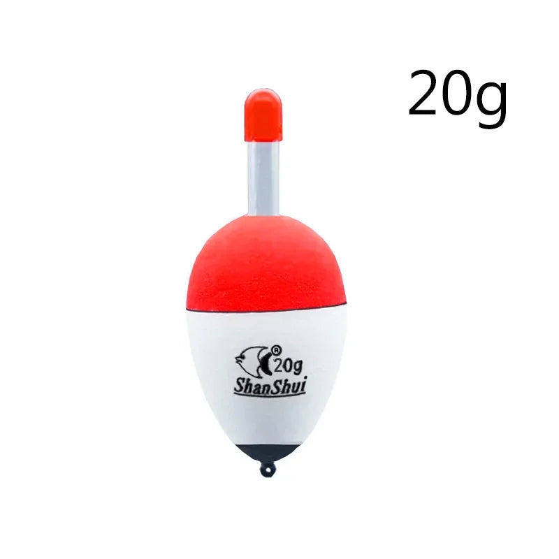 2/5/6Pcs EVA Luminous Fishing Night Float Light Stick Foam Plastic Bobber Sea Rock Fishing Floats Buoyancy Bobber
