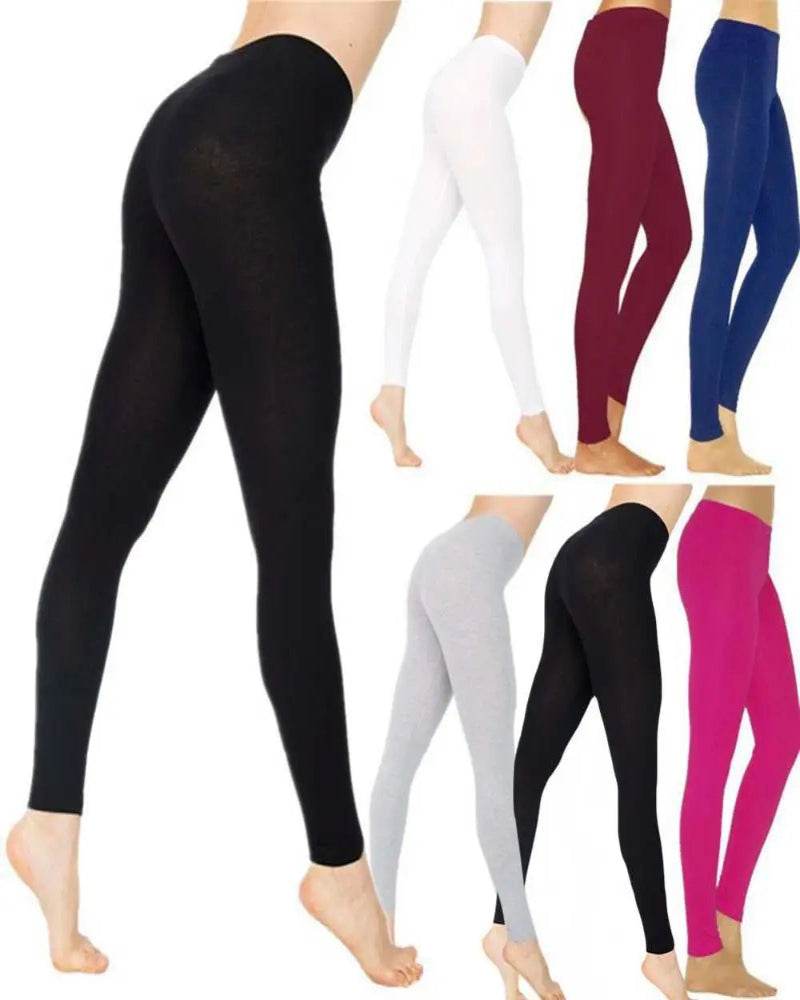 Women's Shiny Stretch Leggings - P12 Hub Europe