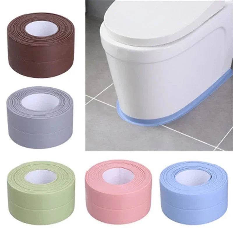 Waterproof Wall Tape Stickers Bathroom Kitchen Cardboard Seal Strip Bathroom Shower Sink Bathtub Caulk Tape Contour Home Posters - P12 Hub Europe