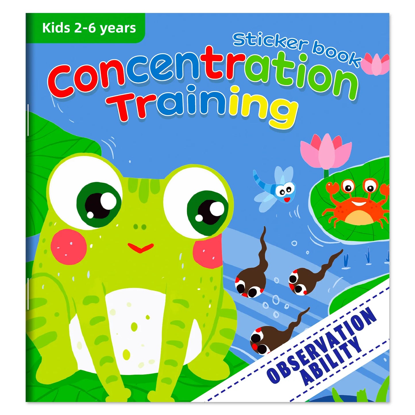 Cognitive Game Kawaii Sticker Book Educational DIY Hand-on Puzzle Cartoon Animals Life Skill Learning Toddler Toys For Kids