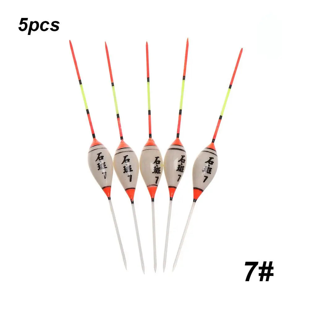 5pcs New Fishing Floats Balsa Flotteur Balsa Wood Wooden Floats Durable Portable Exquisite High Quality Floats Hot 3# 4# 10#