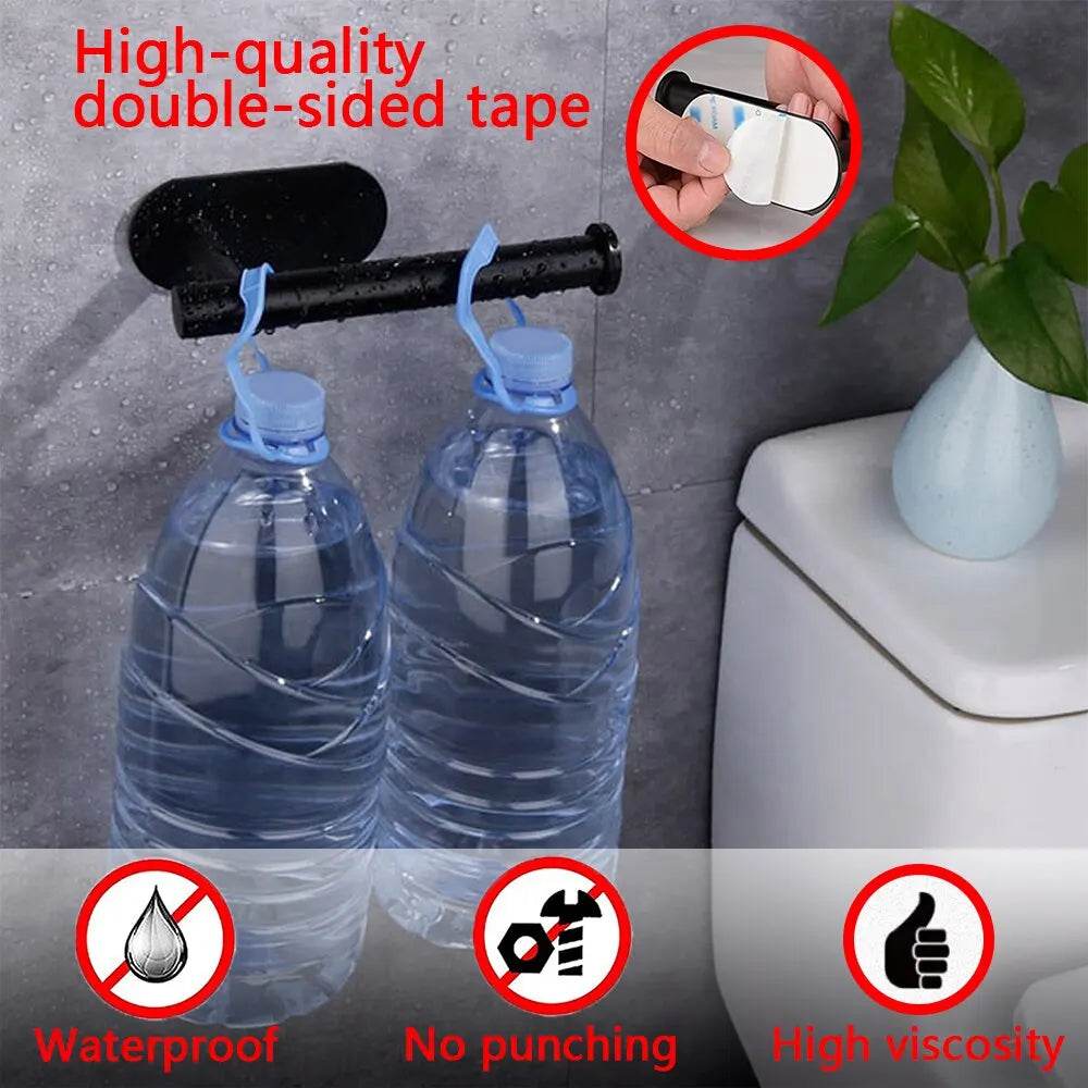 No Drilling Toilet Paper Holder Bathroom Roll Tissue Towel Dispenser Hanger Stainless Steel Napkin Storage Kitchen Accessories - P12 Hub Europe