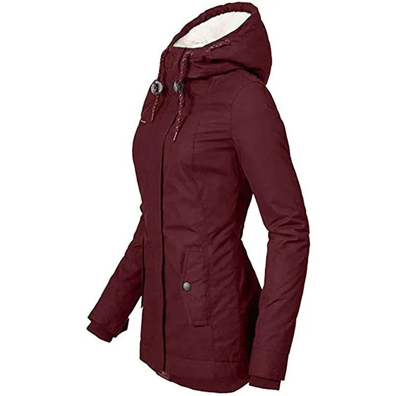 Warm Hooded Loose Parka - P12 Hub Europe
