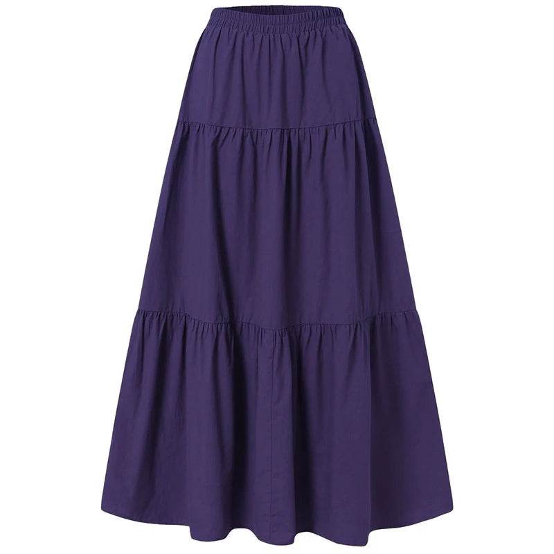 Vintage Pleated Long Skirt - P12 Hub Europe